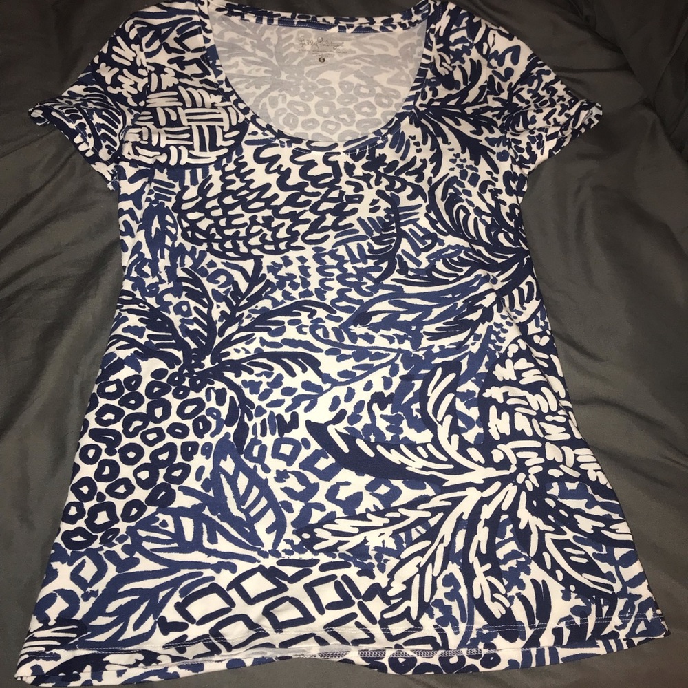 Lilly Pulitzer Scoop Neck Tee